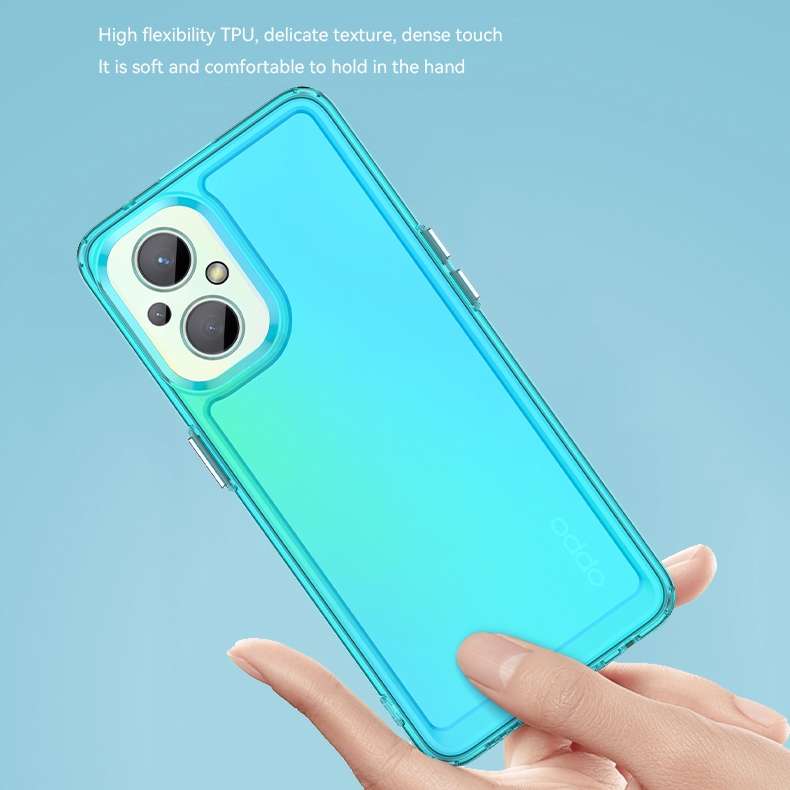 For OPPO Reno8 Z 5G Candy Series TPU Phone Case(Transparent)