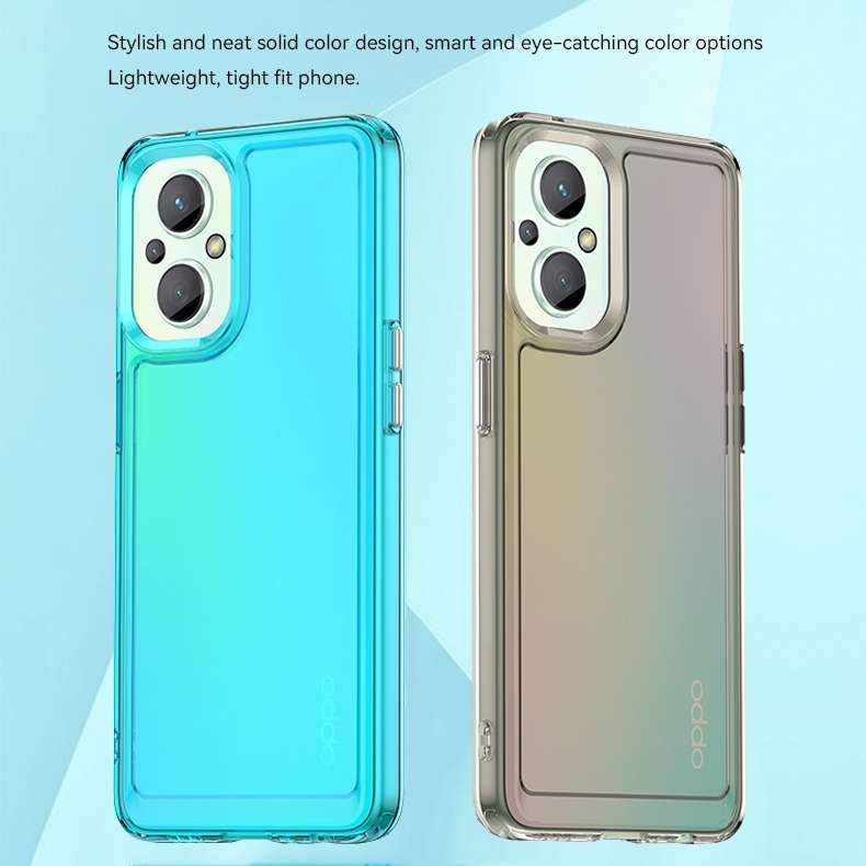 For OPPO Reno8 Z 5G Candy Series TPU Phone Case(Transparent)