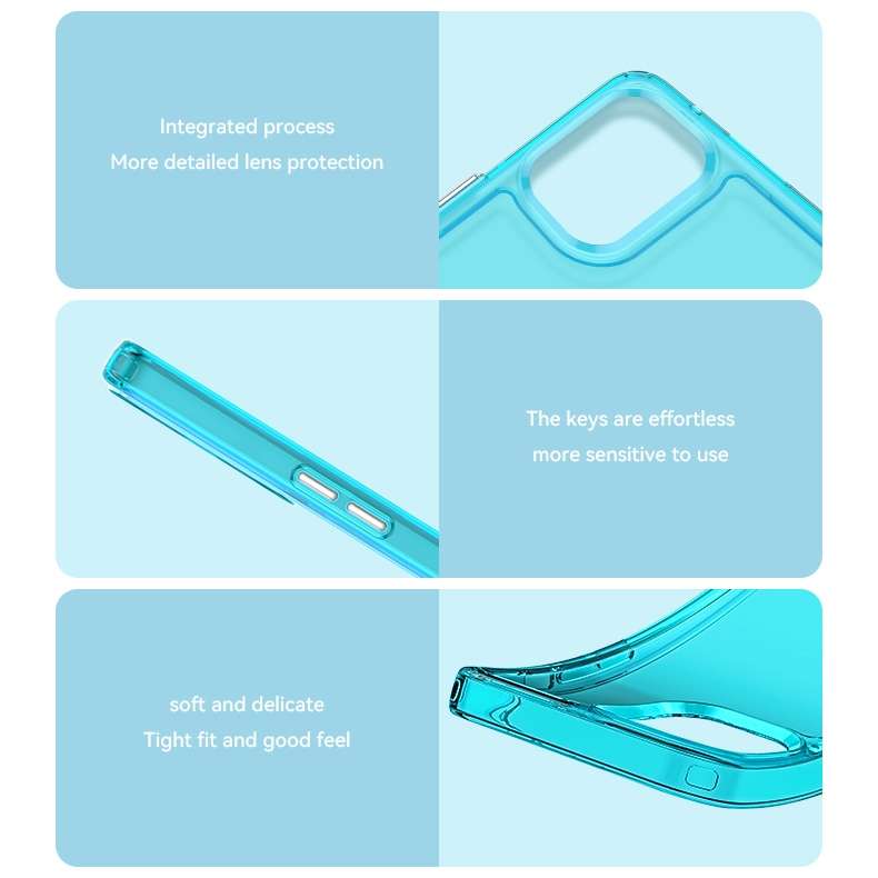 For OPPO Reno8 Z 5G Candy Series TPU Phone Case(Transparent)