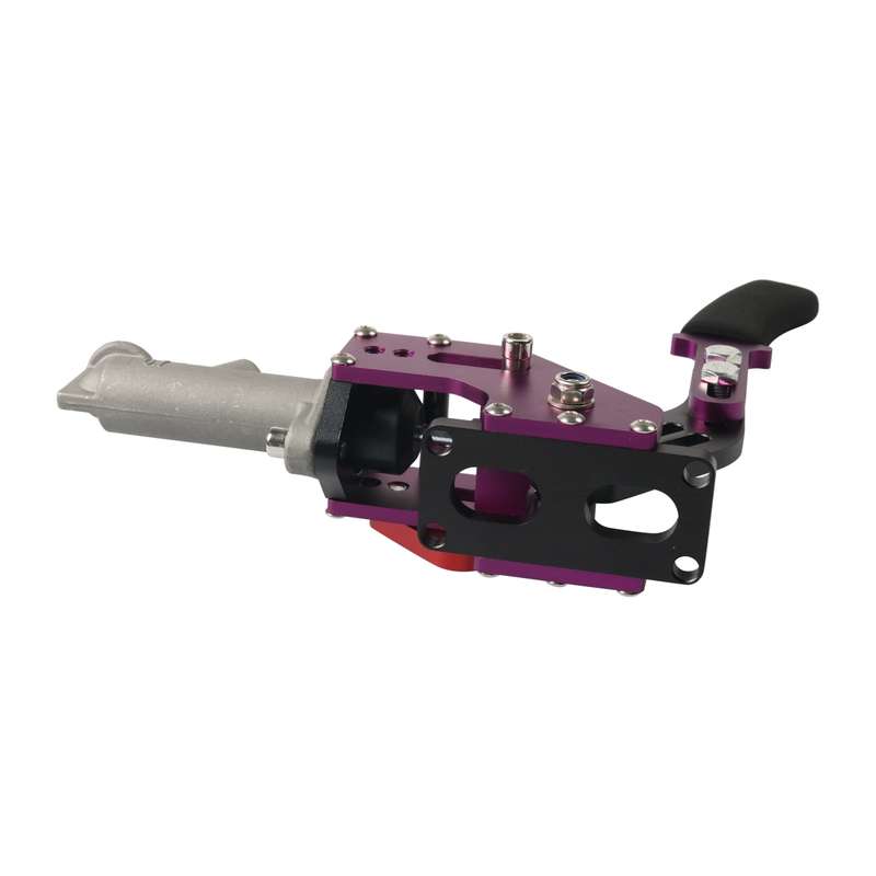 Car Modification Aluminum Alloy Drift Competition Hydraulic Handbrake(Purple)