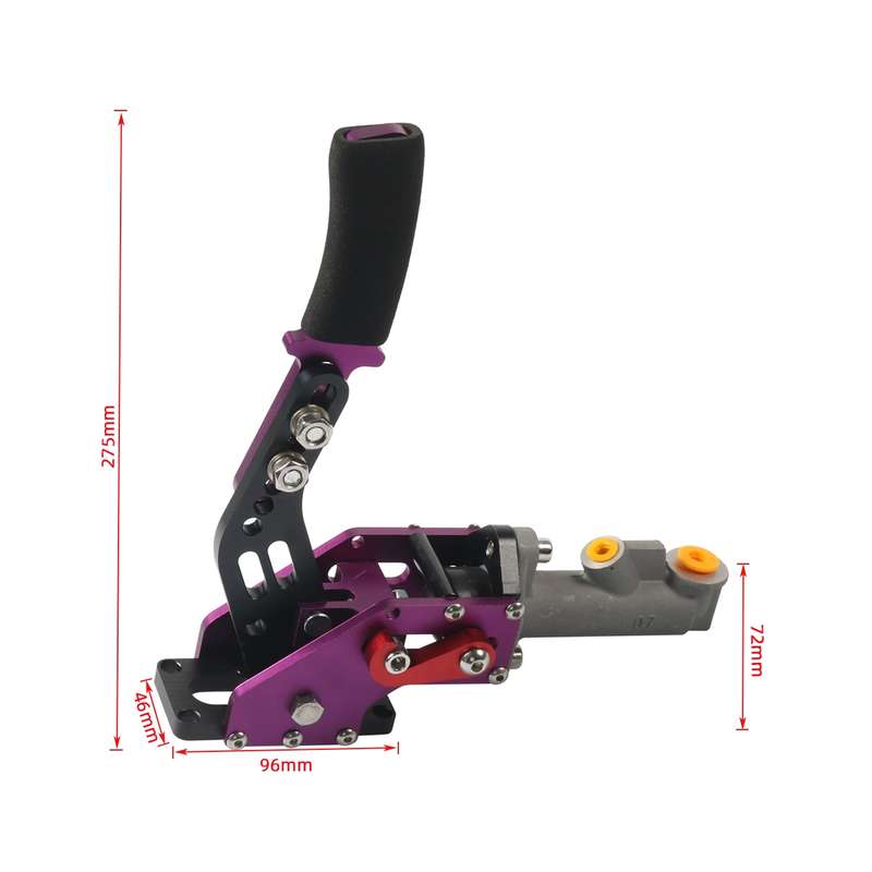 Car Modification Aluminum Alloy Drift Competition Hydraulic Handbrake(Purple)