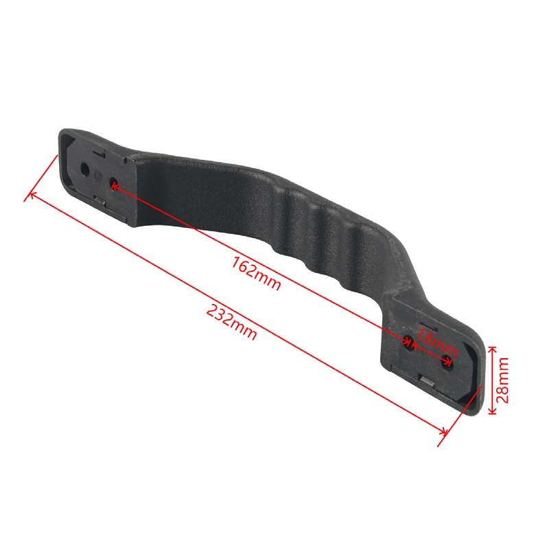2pcs / Set RV Nylon Door Handle(Black)