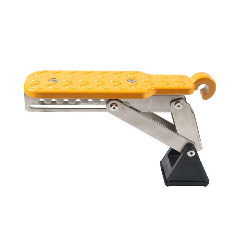 Car Door Aluminum Alloy Foot Pedal(Orange)