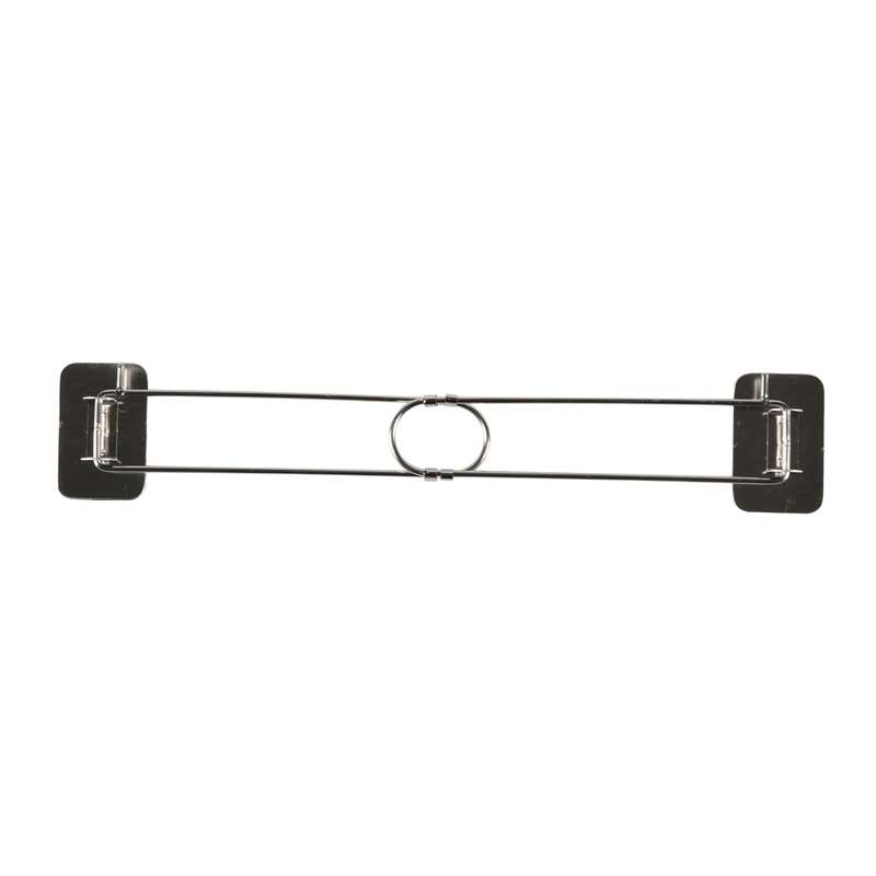 RV Camper Van Stainless Steel 304 Shower Corner Storage Bar(Silver)