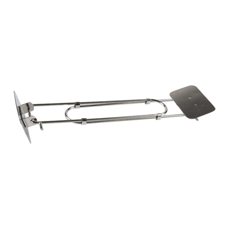 RV Camper Van Stainless Steel 304 Shower Corner Storage Bar(Silver)