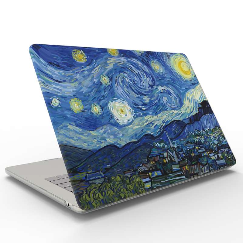 For MacBook Air 15 M2 A2941 / M3 A3114 UV Printed Pattern Laptop Frosted Protective Case(DDC-19