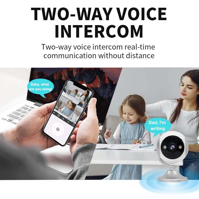 CM-I310M 3MP 180 Degree Panoramic Smart PTZ WiFi Surveillance Camera, EU Plug(White)