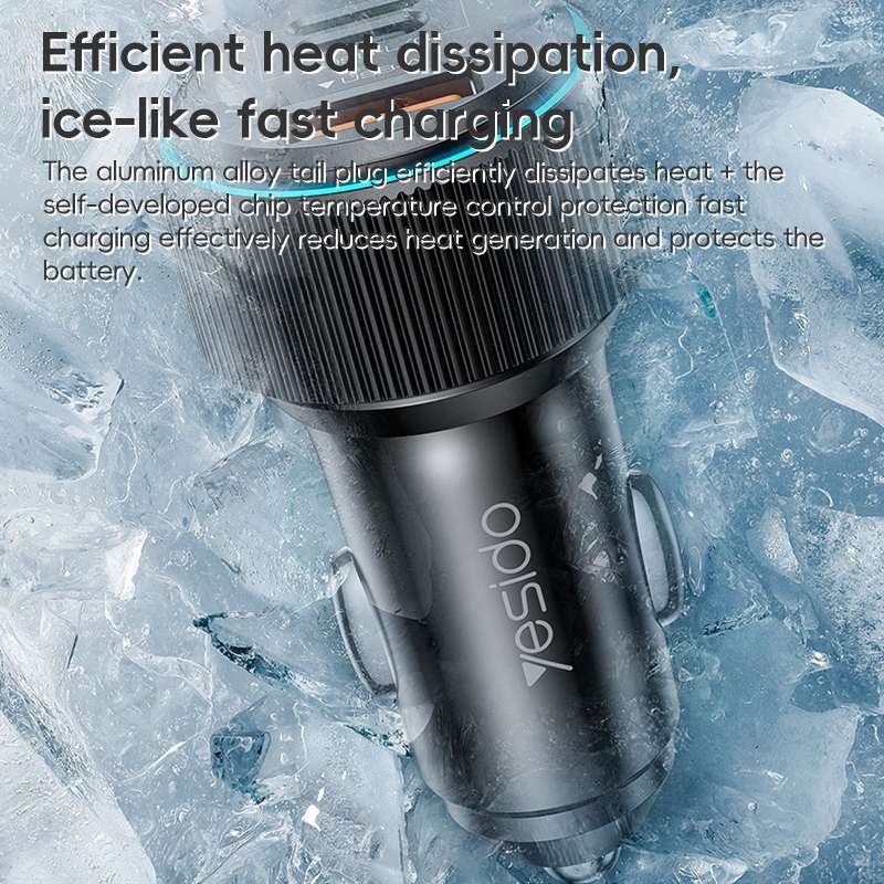 Yesido Y60 38W Car Fast Charging Charger(Black)