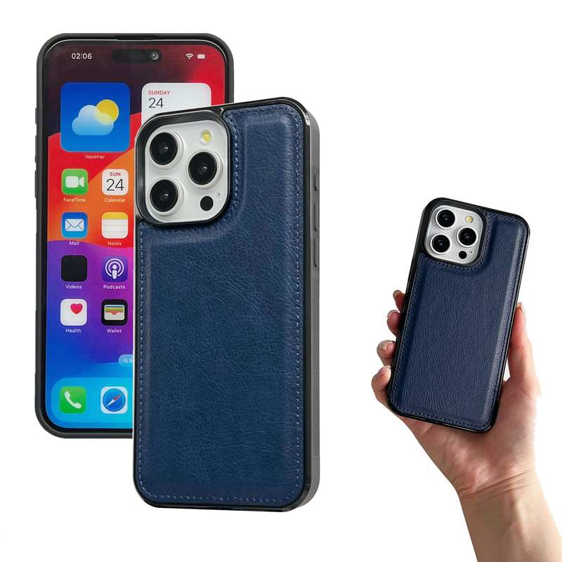 For iPhone 14 Pro Multifunctional 7-Card Wallet Leather Phone Case(Royal Blue)