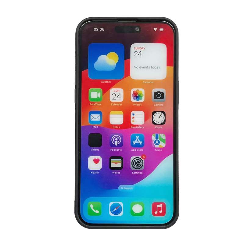 For iPhone 12 Pro Max Cowhide Texture Back Cover Phone Case(Black)