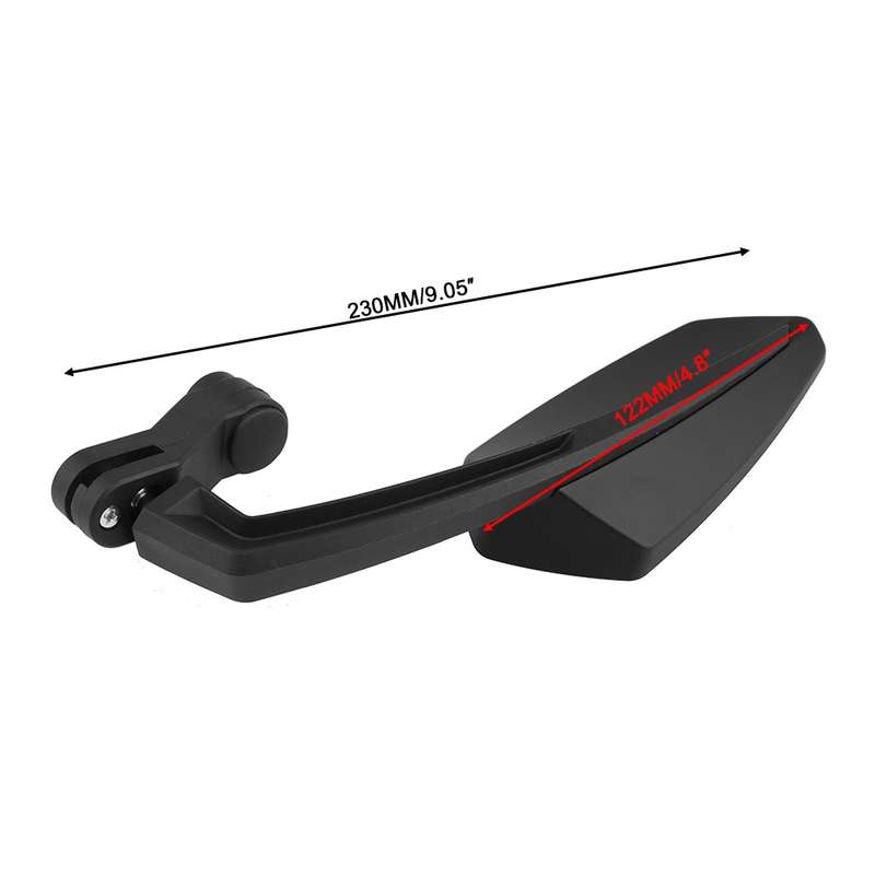 2 PCS Motorcycle Modified Rear View Mirror Set for Honda / Kawasaki / Suzuki / Yamaha