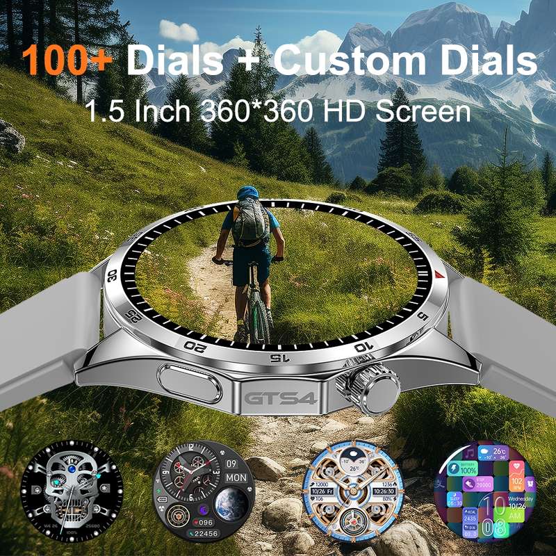 LEMFO GTS4/LT09 1.5 inch IP67 Fitness Wellness Smart Watch Support Bluetooth Call / Sleep / Blo