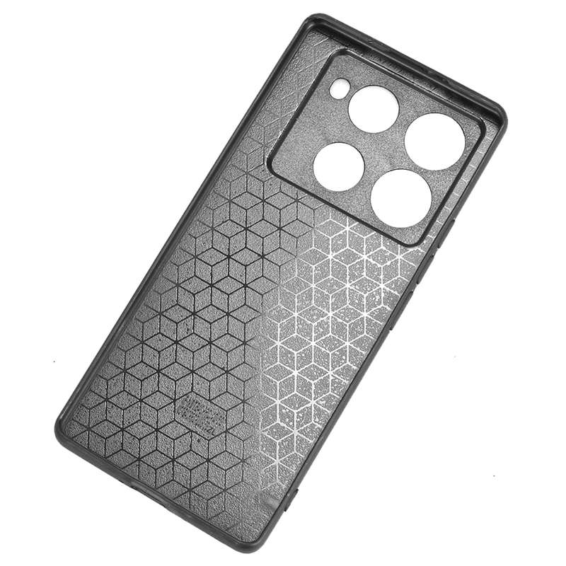 For Infinix Note 40 Pro 4G Cow Pattern Sewing Card Bag Phone Case(Black)