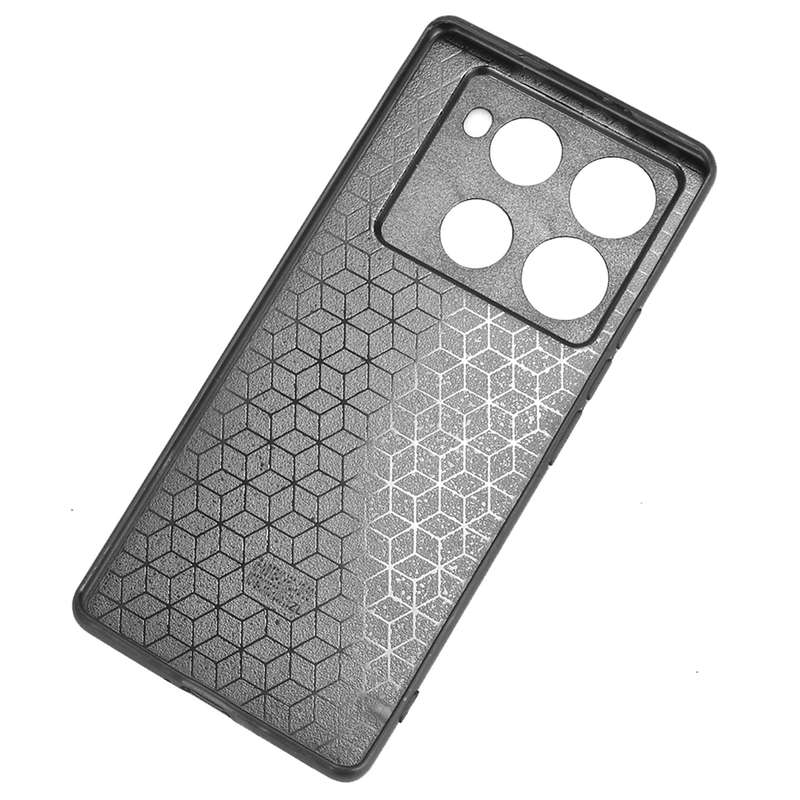 For Infinix Note 40 Pro 5G / Note 40 Pro+ 5G Cow Pattern Sewing Card Bag Phone Case(Black)