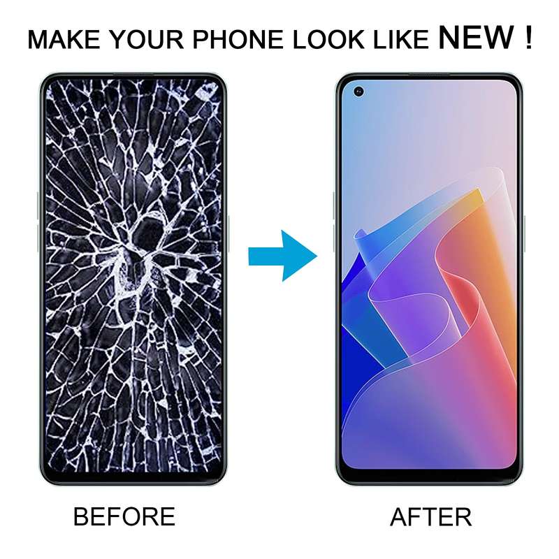 For OPPO Reno7 Lite Original AMOLED LCD Screen Digitizer Full Assembly with Frame
