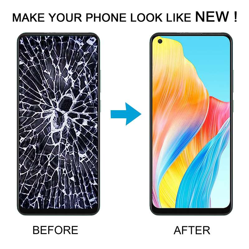 For OPPO A78 4G CPH2565 Original AMOLED LCD Screen Digitizer Full Assembly with Frame