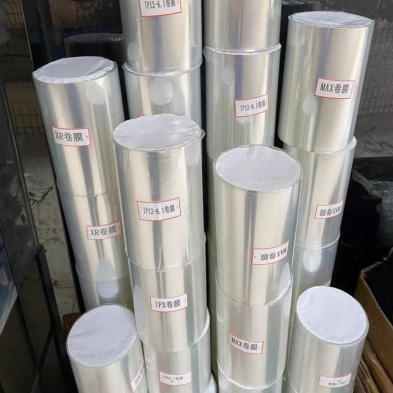 For iPhone 6 / 6S / 7 / 8 LCD Transparent Plastic Protection Stickers