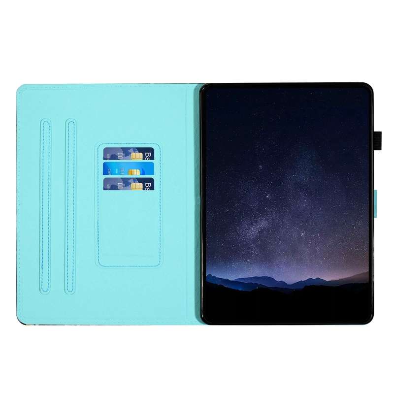 For Samsung Galaxy Tab A 8.0 T350 Painted Litchi Leather Sewing Smart Tablet Case(Meteor Butter