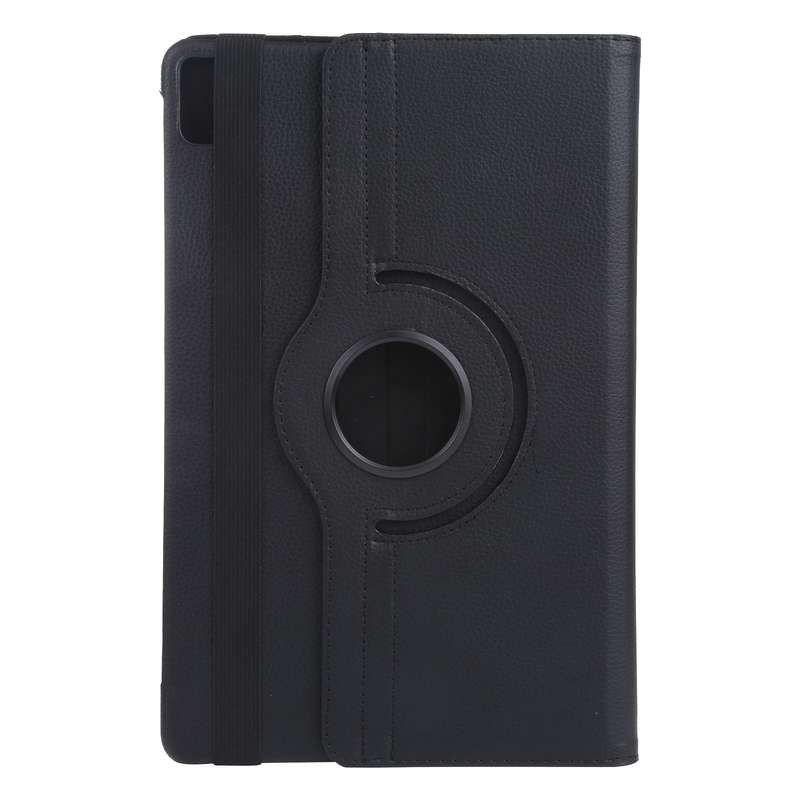 For iPad Air 11 2024 360 Degree Rotation Litchi Texture Leather Tablet Case with Holder(Black)