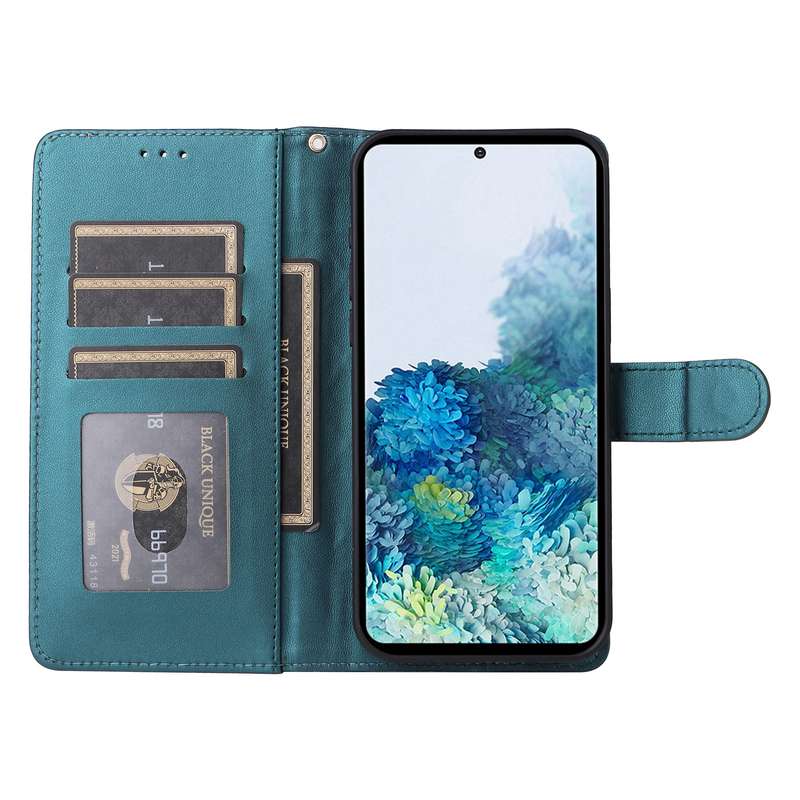 For Samsung Galaxy S20+ Diamond Lattice Leather Flip Phone Case(Green)