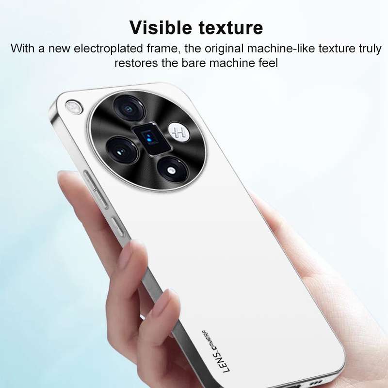 For OPPO Reno8 Pro AG Frosted Electroplating Acrylic Phone Case(Navy Blue)
