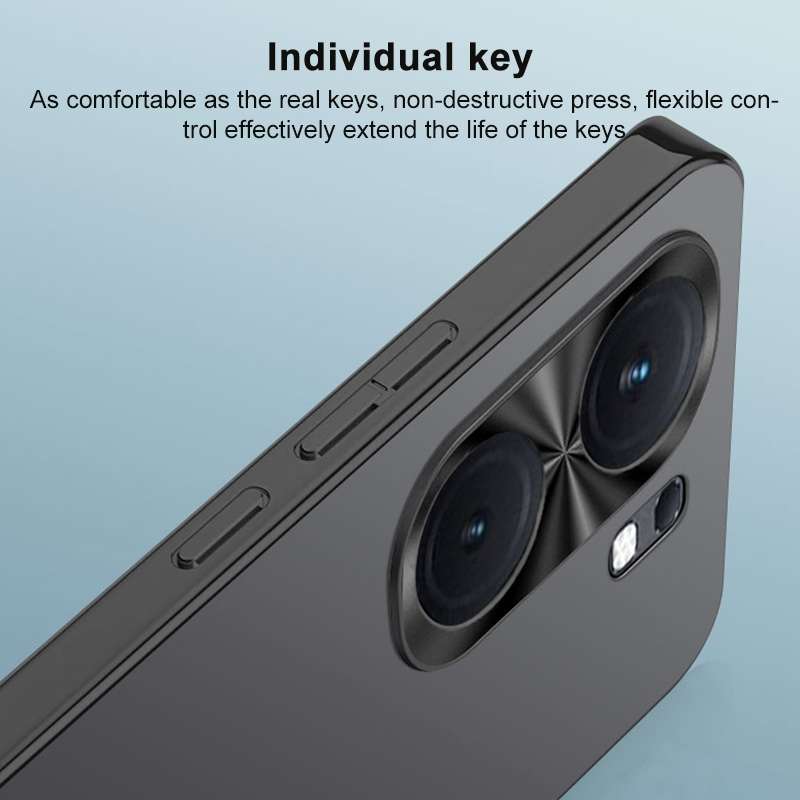 For vivo iQOO Neo8 Pro AG Frosted Electroplating Acrylic Phone Case(Sierra Blue)