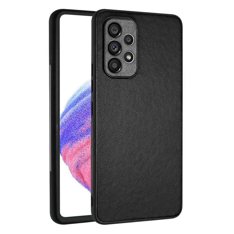 For Samsung Galaxy A53 5G R20 Leather Pattern Phone Single Case(Black)