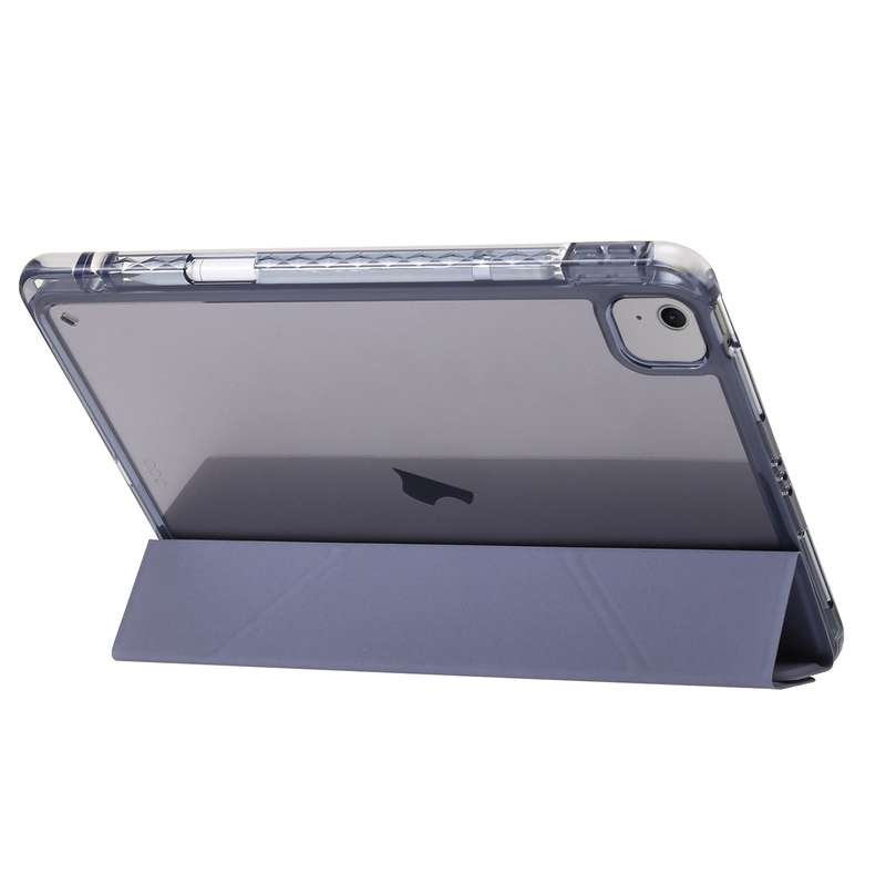 For iPad Pro 11 2024 Clear Acrylic Deformation Leather Tablet Case(Pink)