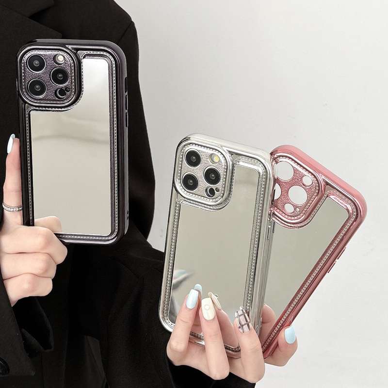 For iPhone 12 Electroplating Mirror TPU Phone Case(Silver)