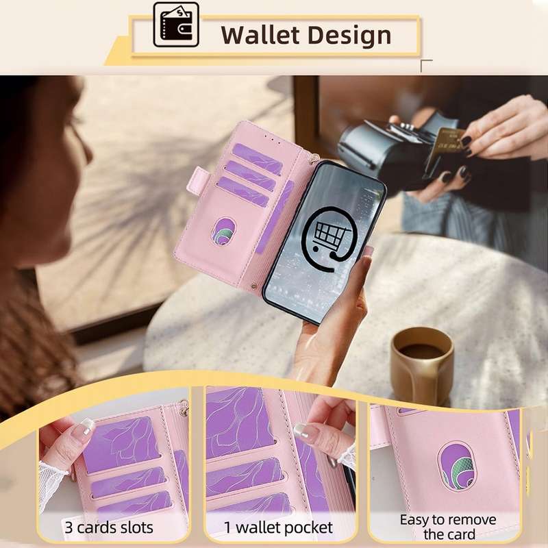 For Xiaomi Redmi A3 4G Crossbody Chain Leather Phone Case(Pink)