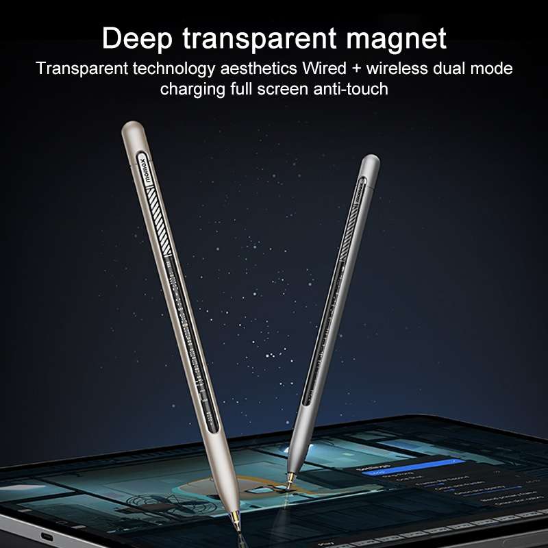 For iPad MOMAX TP9 MAG LINK Pro Magnetic Dual Mode Anti Miscontact Capacitive Pen(Grey)