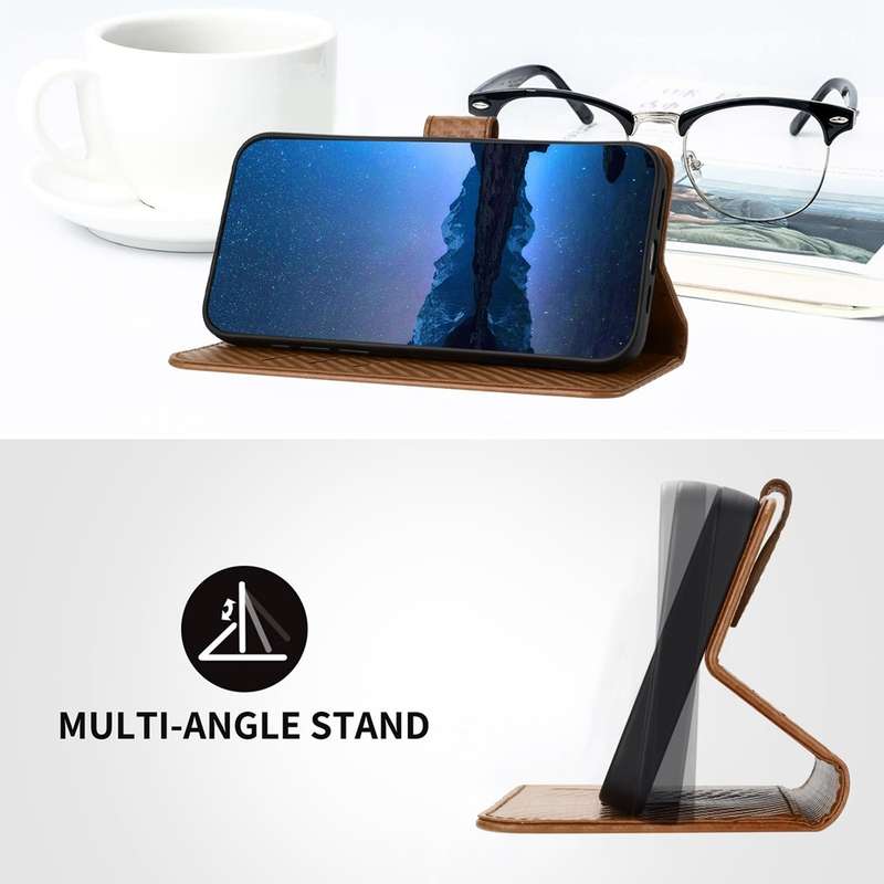 For Sony Xperia 1 VI YX0070 Carbon Fiber Buckle Leather Phone Case with Lanyard(Coffee)