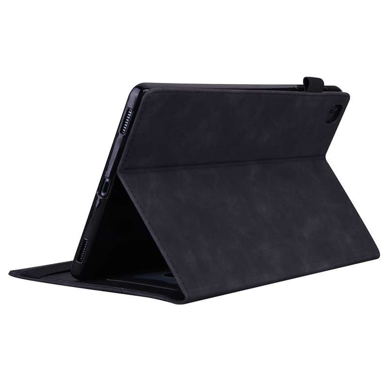 For iPad Pro 11 2024 Splicing Shockproof Leather Tablet Case(Black)