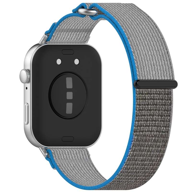 For Huawei Watch Fit3 Loop Nylon Watch Band(Blue Grey)
