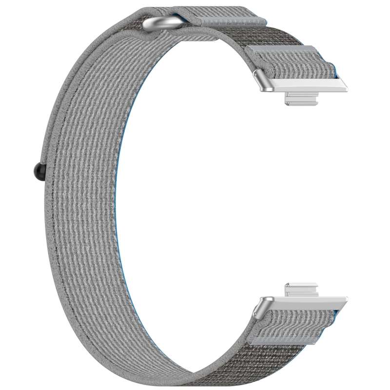 For Huawei Watch Fit3 Loop Nylon Watch Band(Blue Grey)