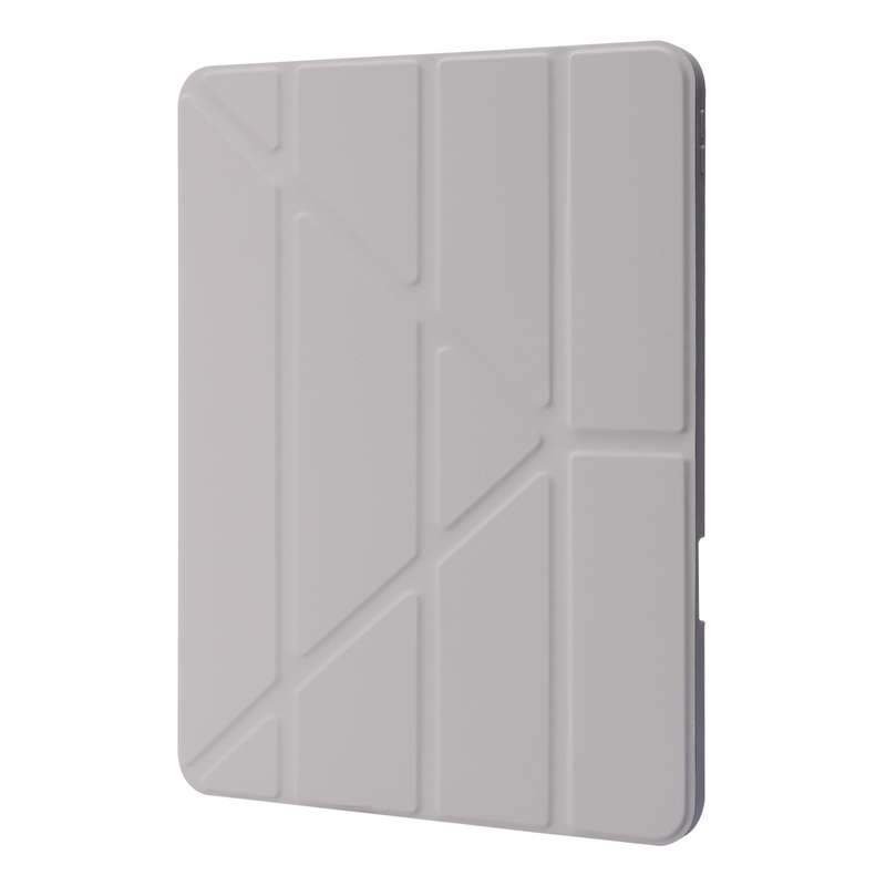 For iPad Pro 11 2024 Deformation Transparent Acrylic Leather Tablet Case(Grey)