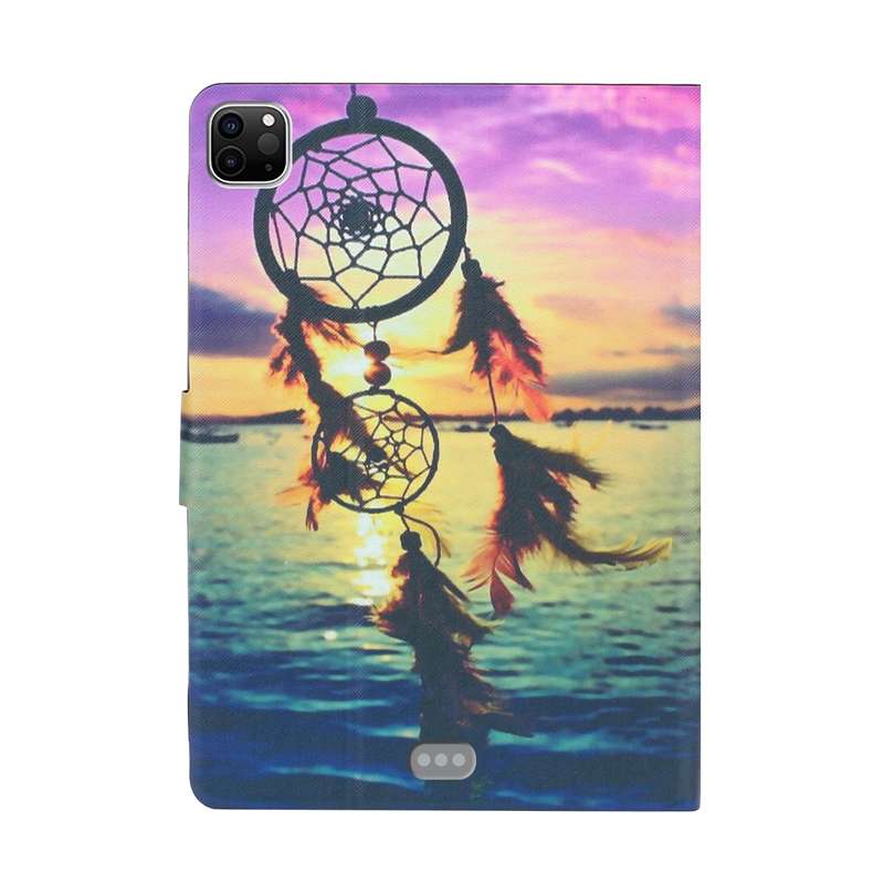 For iPad Pro 11 2024 Voltage Coloured Drawing Smart Leather Tablet Case(Dreamcatcher)