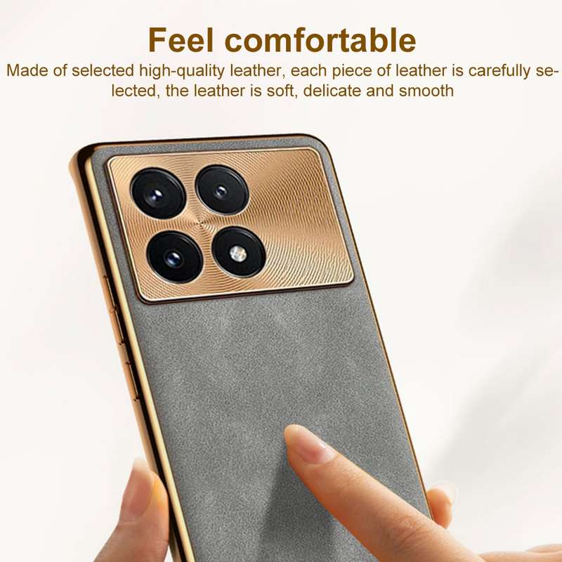 For Xiaomi 13 Pro Electroplating Lambskin Leather Phone Case(Blue)