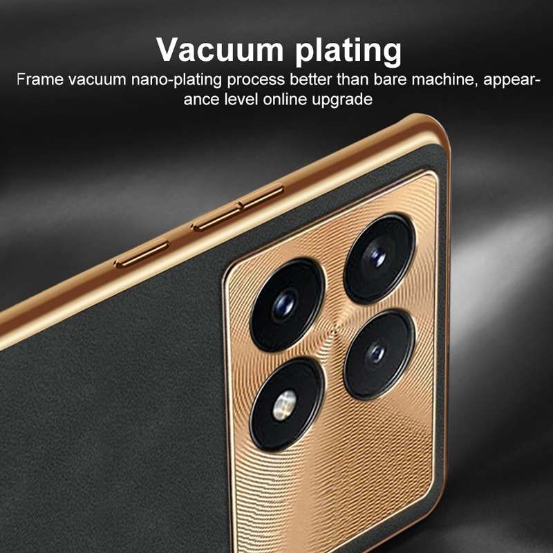 For Xiaomi 13 Pro Electroplating Lambskin Leather Phone Case(Blue)