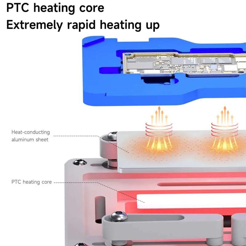 Mechanic Heat Air Intelligent Motherboard Layered Desoldering Station For iPhone X-15 Series, EU Plu