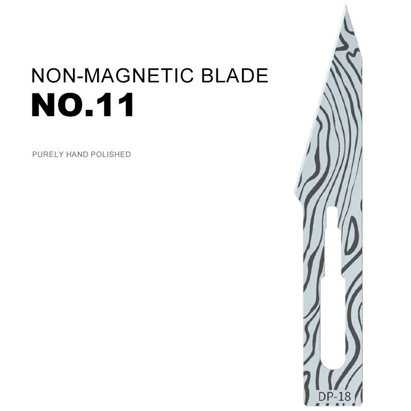 5pcs Mijing DP-18 Hand Polished Non-Magnetic NO.11 Blade