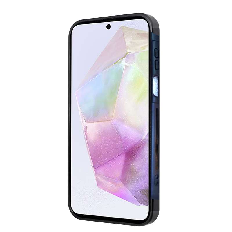 For Samsung Galaxy A55 5G Glitter Powder TPU Hybrid PC Phone Case(Gold)