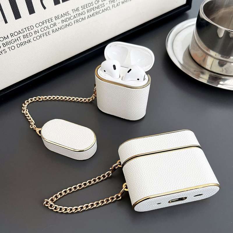 For AirPods Pro Cylindrical Ball Texture Bluetooth Earphone Protective Case(Khaki)