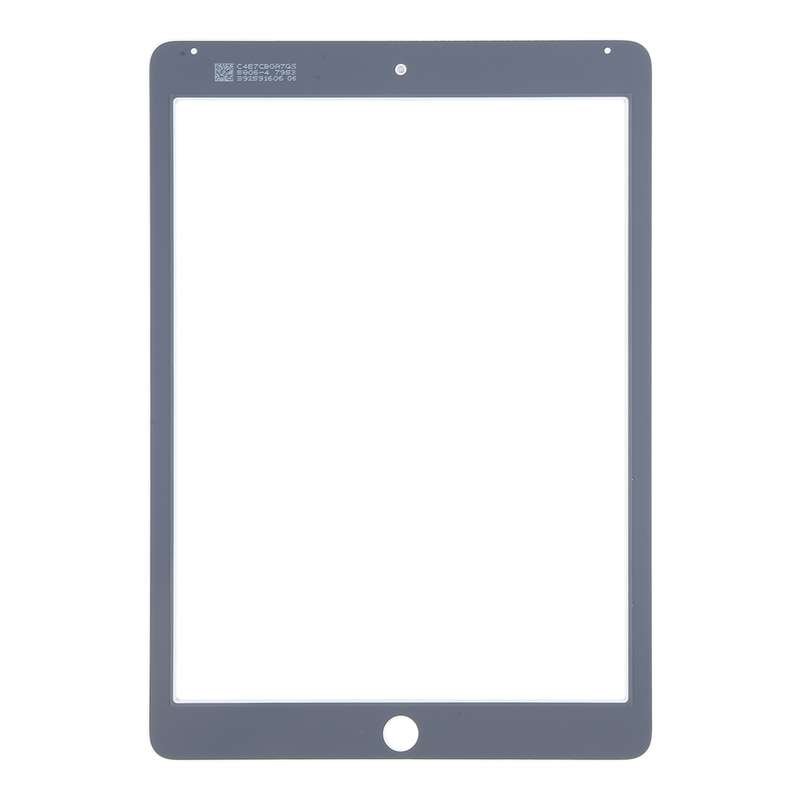 For iPad 6 / Air 2 Front Screen Outer Glass Lens with OCA Optically Clear Adhesive(Black)
