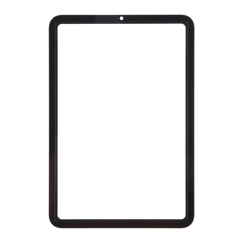 For iPad mini 6 Front Screen Outer Glass Lens with OCA Optically Clear Adhesive(Black)