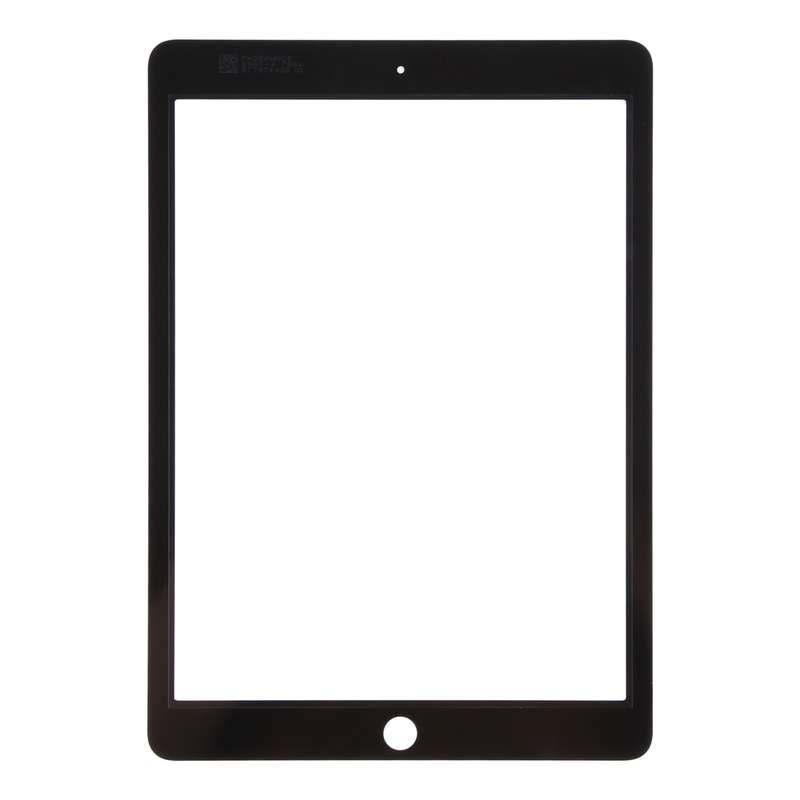 For iPad Pro 9.7 Front Screen Outer Glass Lens with OCA Optically Clear Adhesive(Black)