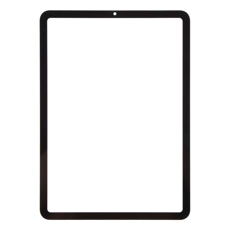 For iPad Air 5 Front Screen Outer Glass Lens with OCA Optically Clear Adhesive(Black)