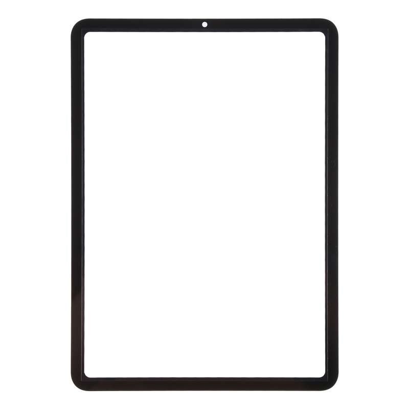For iPad Air 5 Front Screen Outer Glass Lens with OCA Optically Clear Adhesive(Black)