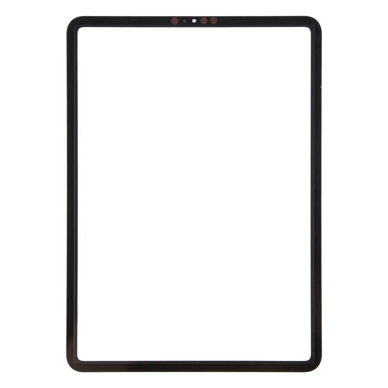 For iPad Pro 11 2018 2020 Front Screen Outer Glass Lens with OCA Optically Clear Adhesive(Black)