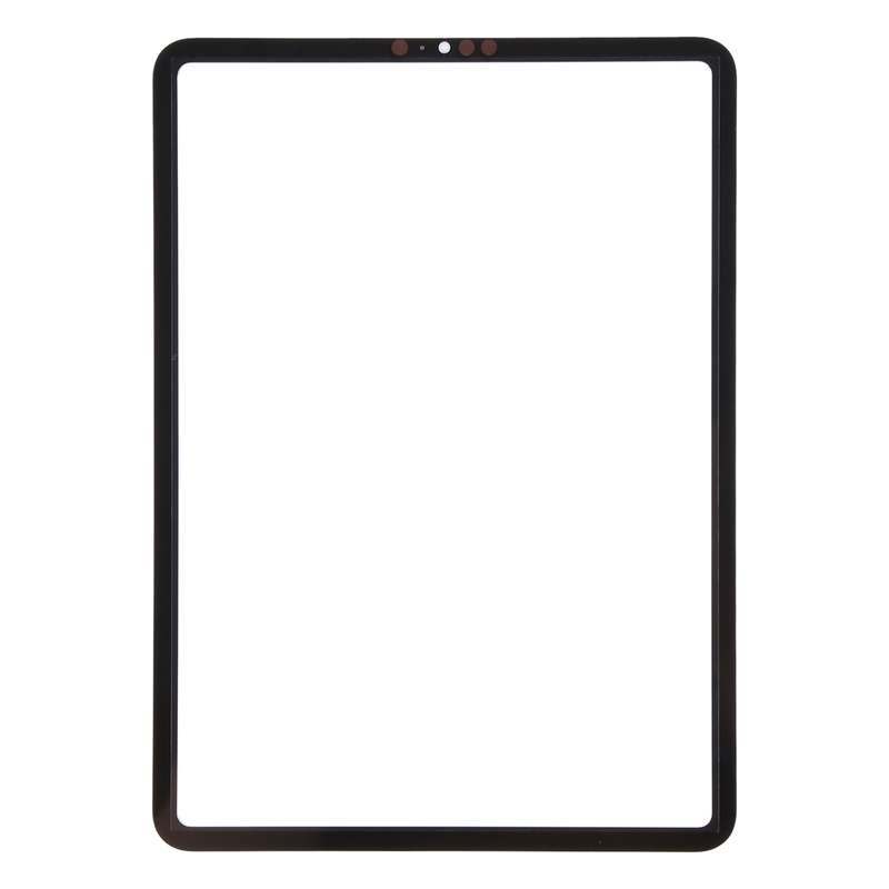 For iPad Pro 11 2021 2022 Front Screen Outer Glass Lens with OCA Optically Clear Adhesive(Black)